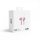 Sudio N2 True Wireless -nappikuulokkeet, pinkki