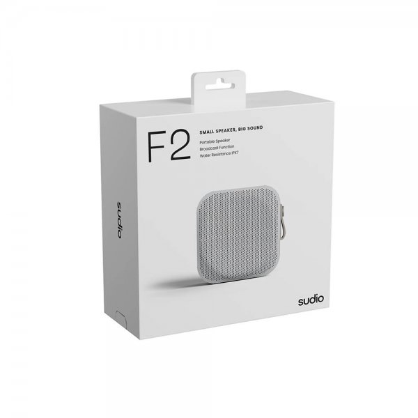 Sudio Langaton Kaiutin F2 20W IPX7 Valkoinen