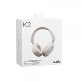 Sudio K2 langattomat ANC Over-Ear -kuulokkeet, valkoinen