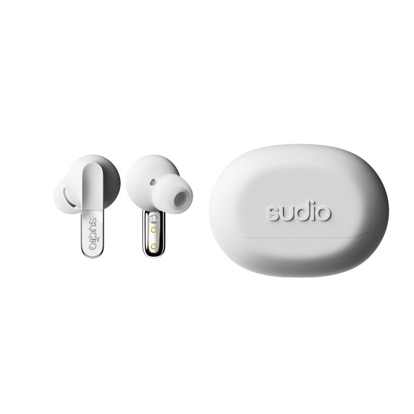 Sudio N3 Pro ANC langattomat kuulokkeet, Chrome White