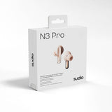Sudio N3 Pro ANC -vastamelukuulokkeet, ruusunpunainen
