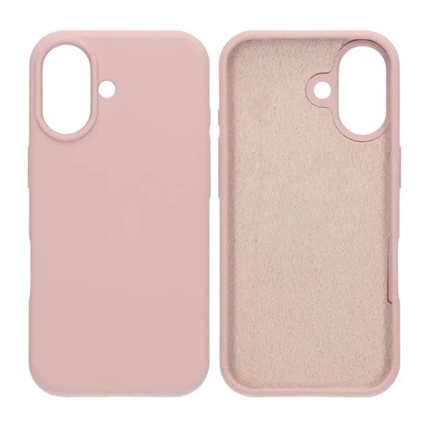 iPhone 17 Suojakuori Liquid Silicone Pinkki