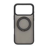 iPhone 17 Pro Max -suojakuori, jossa pyörivä MagSafe-jalusta, musta