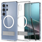 Spigen Samsung Galaxy S25 Ultra Kuori Ultra Hybrid S MagFit Clear White