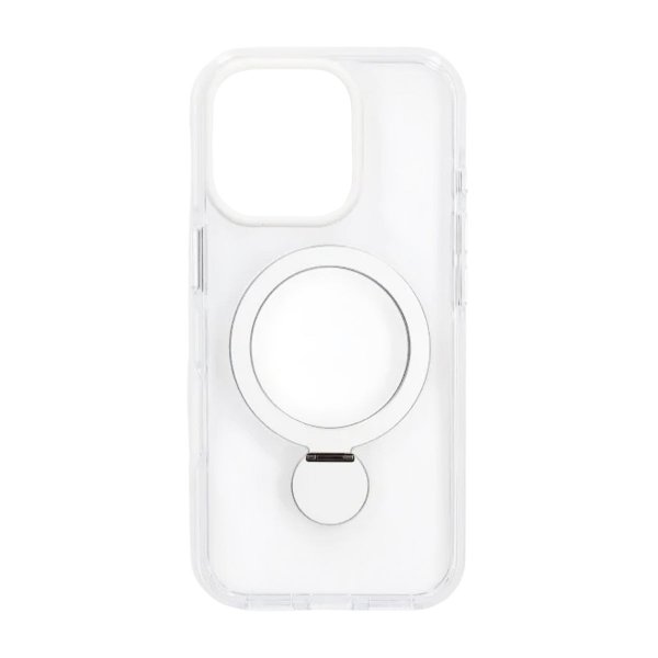 iPhone 16 Pro Max Kuoret Rengasjalusta MagSafe Läpinäkyvä