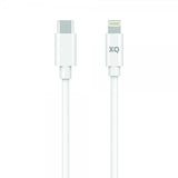 Xqisit USB-C–Lightning-kaapeli, 1,5 m, valkoinen