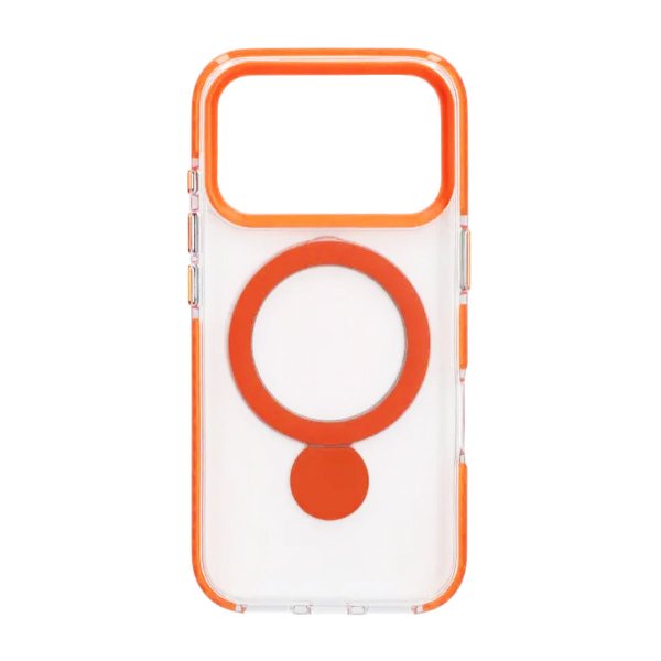 iPhone 17 Pro Max Kuori Sormusteline MagSafe Oranssi
