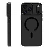 X2O iPhone 17 Pro Max -kuori Mag Frosted musta