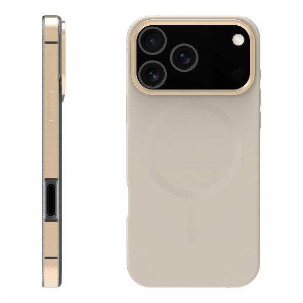 X2O iPhone 17 Pro -kuori Mag Metal Kulta