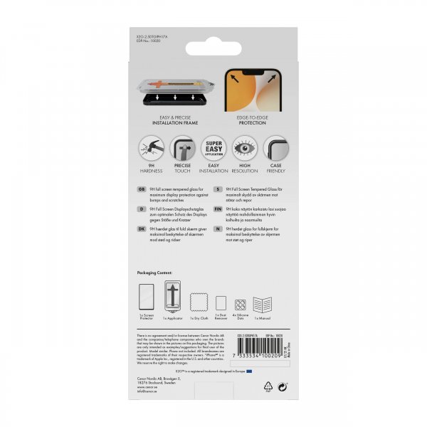X2O iPhone Air -näytönsuoja koko näytölle