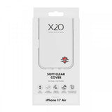 X2O iPhone Air Soft Clear Cover Läpinäkyvä