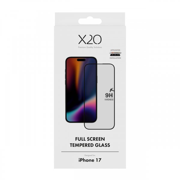 X2O iPhone 17 -näytönsuoja koko näytölle