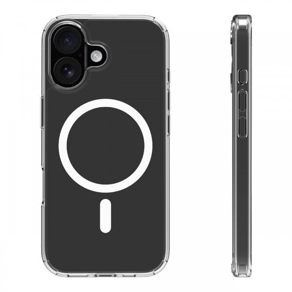 X2O iPhone 17 -kuori, Mag Clear, läpinäkyvä