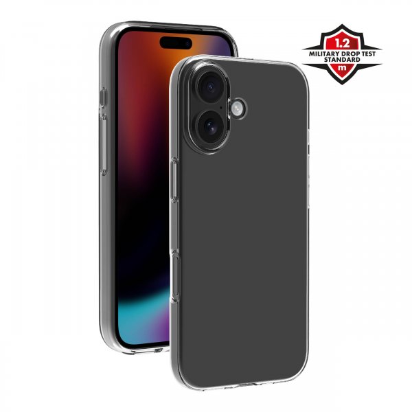 X2O iPhone 17 -kuori Soft Clear Cover Läpinäkyvä