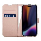X2O iPhone 17 Classic Wallet -suojakotelo, ruusukulta