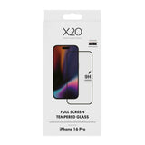 X2O iPhone 16 Pro -näytönsuoja koko näytölle