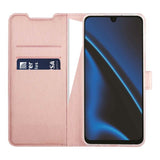 X2O Samsung Galaxy A17 Classic Wallet -kotelo, ruusukulta