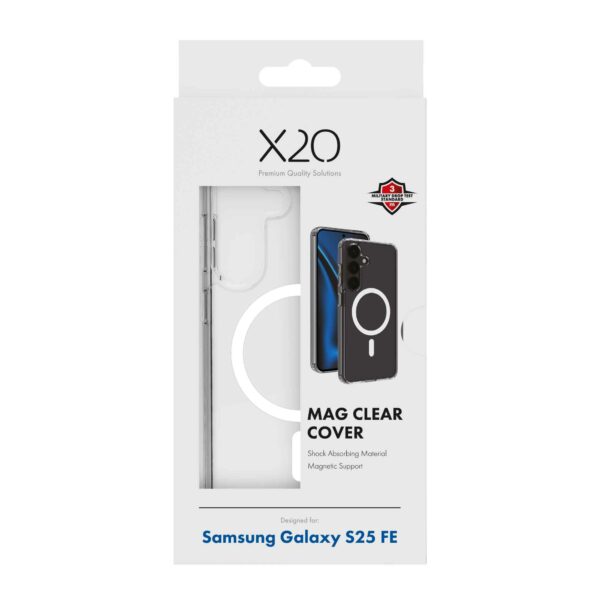 X2O Samsung Galaxy S25 FE Kuori Mag Clear Läpinäkyvä
