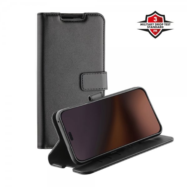 X2O Honor 400 Lite -kotelo, Classic Wallet, musta