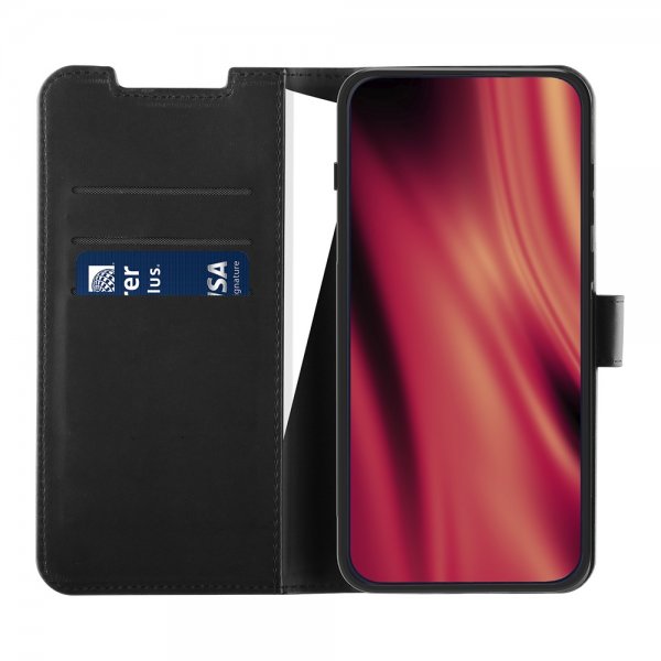 X2O OnePlus 15R Kotelo Classic Wallet Musta