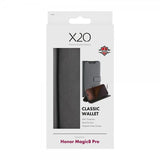 X2O Honor Magic 8 Pro -suojakotelo Classic Wallet musta
