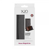 X2O Honor Magic 8 Lite Fodral Classic Wallet Musta