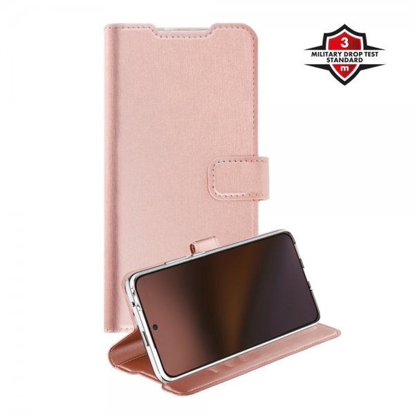 X2O Honor Magic 8 Lite -suojakotelo Classic Wallet ruusukulta