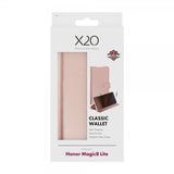 X2O Honor Magic 8 Lite -suojakotelo Classic Wallet ruusukulta