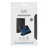 X2O Samsung Galaxy Tab A9 Plus/A11 Plus -kotelo Smart Folio Musta
