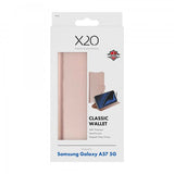 X2O Samsung Galaxy A57 -lompakkokotelo, Classic Wallet, ruusukulta