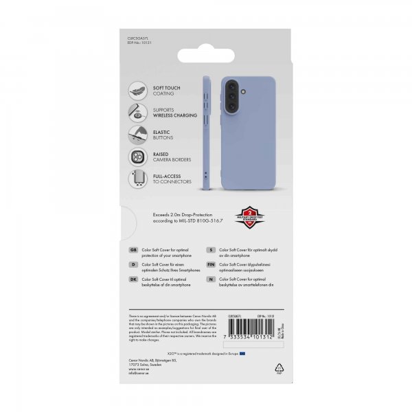 X2O Samsung Galaxy A57 Kuori Color Soft Lavender