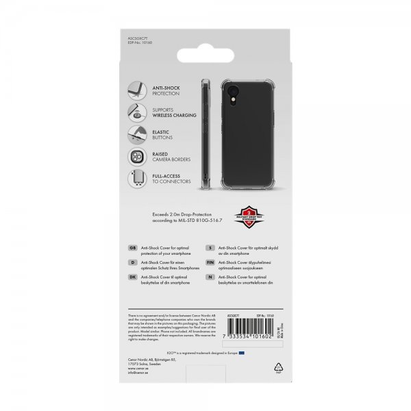 X2O Samsung Galaxy XCover 7 Suojakuori Anti-Shock Läpinäkyvä