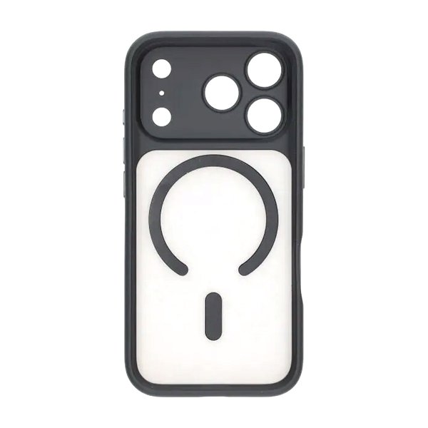 Rvelon iPhone 17 Pro Suojakuori Kamerareunalla MagSafe Musta