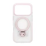 iPhone 17 Pro -kuori, rengasjalusta, MagSafe, pinkki
