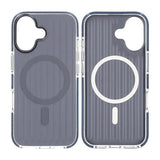 iPhone 17 Kuoret Aaltopahvikuviolla ja MagSafella, tummansininen
