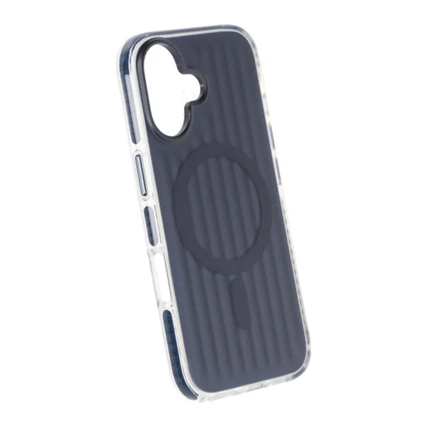 iPhone 17 Kuoret Aaltopahvikuviolla ja MagSafella, tummansininen