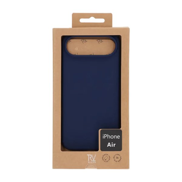 Rvelon iPhone Air -silikonikuori MagSafe -tummanharmaa