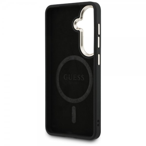 Guess Samsung Galaxy S26 Kuori 4G Embossed MagSafe Musta