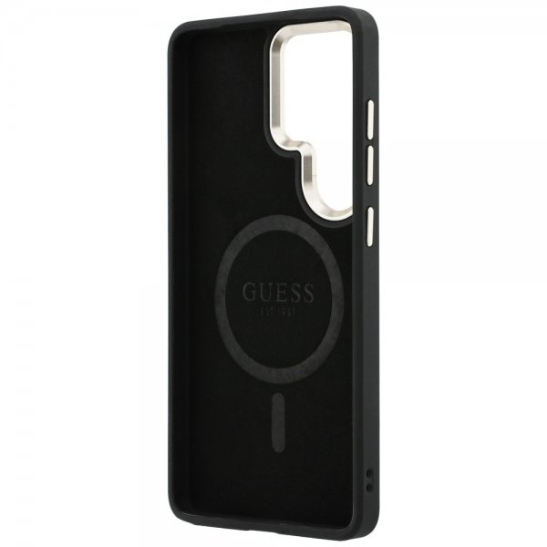Guess Samsung Galaxy S26 Ultra Kuoret 4G Kohokuvioitu MagSafe Musta