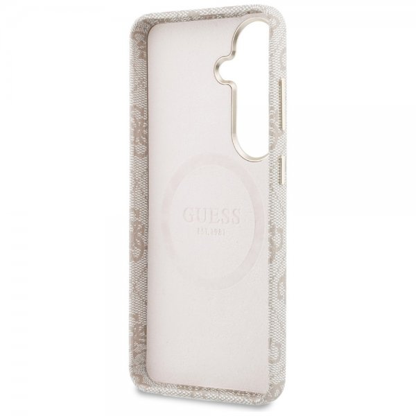Guess Samsung Galaxy S26 Kuori 4G Round MagSafe Vaaleanpunainen