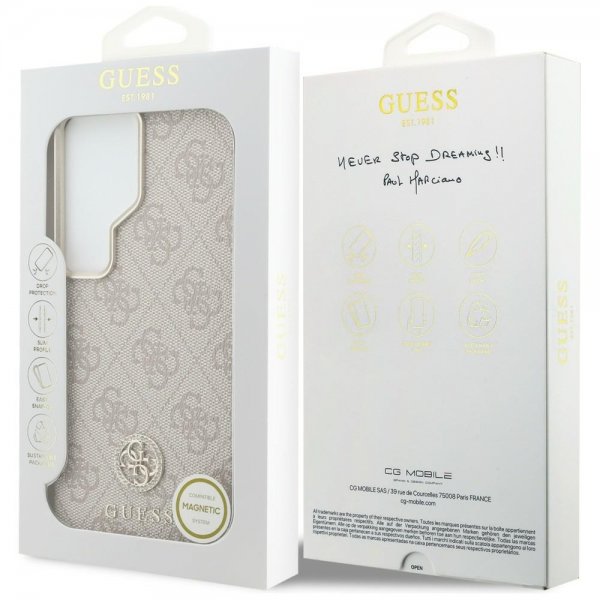 Guess Samsung Galaxy S26 Ultra Kuoret 4G Round MagSafe Ruusukulta