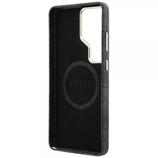 Guess Samsung Galaxy S26 Ultra Kuoret 4G Triangle MagSafe Musta
