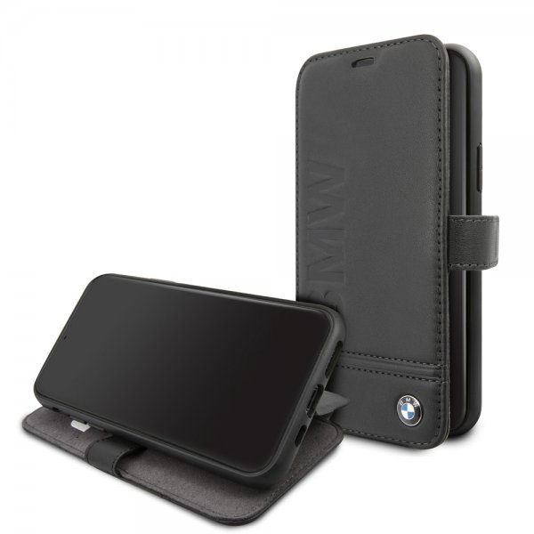 BMW iPhone 11 -suojakuori logolla, musta