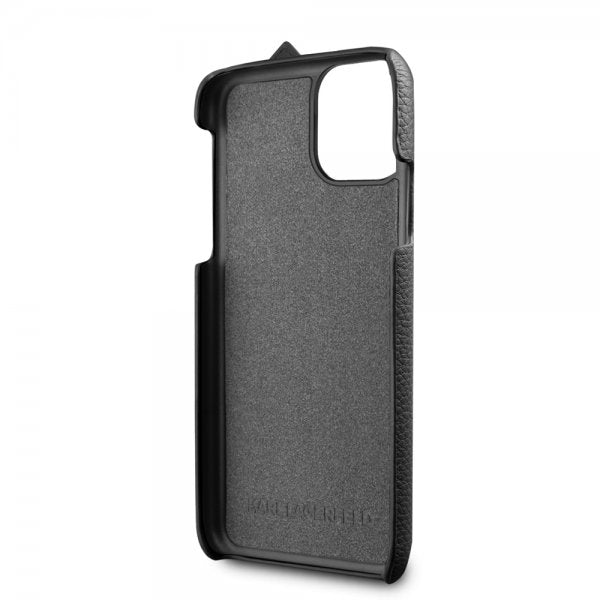 Karl Lagerfeld iPhone 11 Pro Kuori Hihnalla Musta