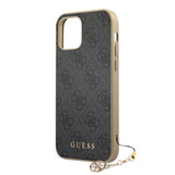 Guess iPhone 12/iPhone 12 Pro Kuori 4G Charms Harmaa