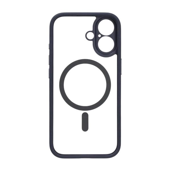 iPhone 17 Kuoret Kamerareunus MagSafe Sininen Läpinäkyvä