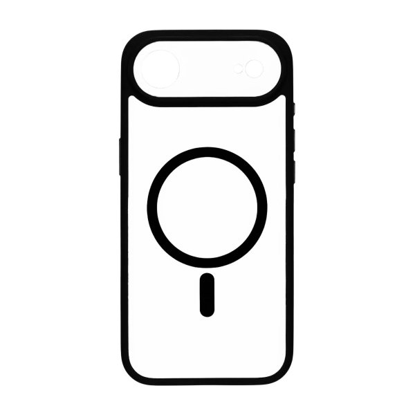 iPhone Air Kuori Kameran Kehys MagSafe Musta Läpinäkyvä