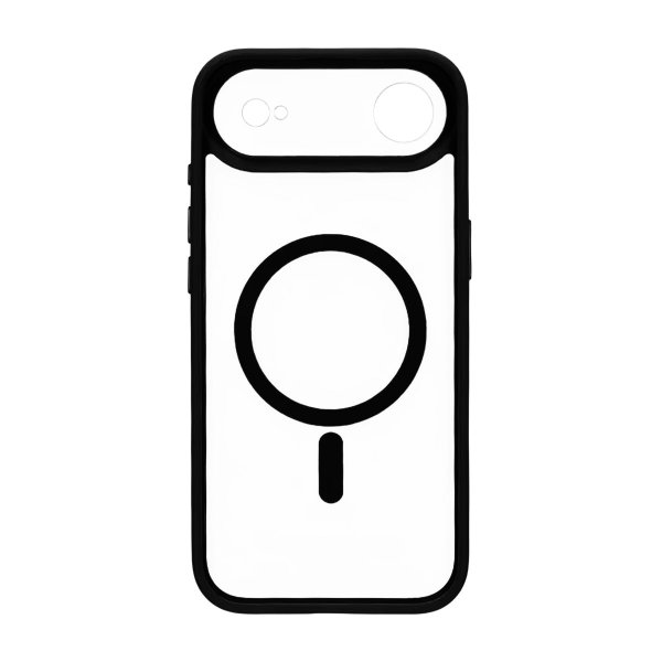 iPhone Air Kuori Kameran Kehys MagSafe Musta Läpinäkyvä