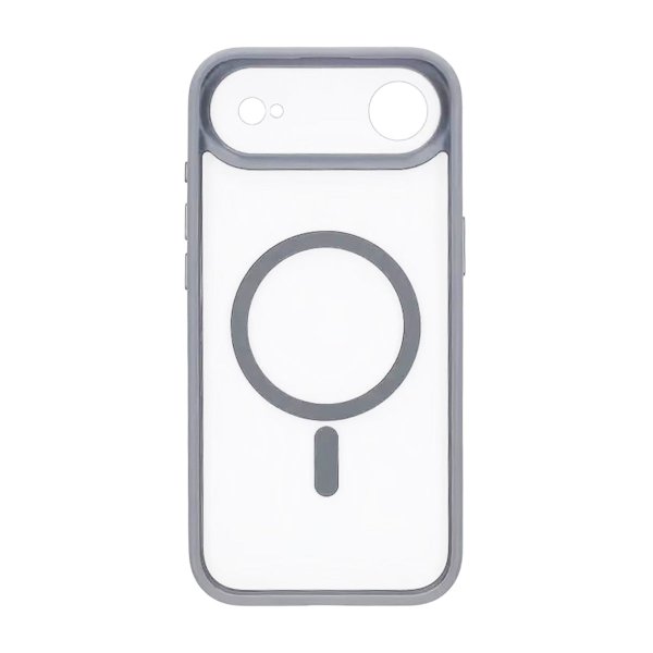 iPhone Air Kuori Kamerasuoja MagSafe Harmaa Läpinäkyvä
