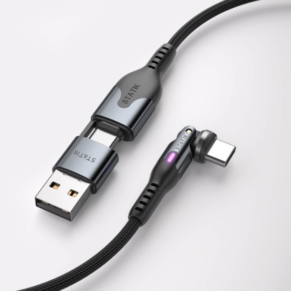 Statik-kaapeli PowerPivot Pro USB-C/USB-C 1m Musta
